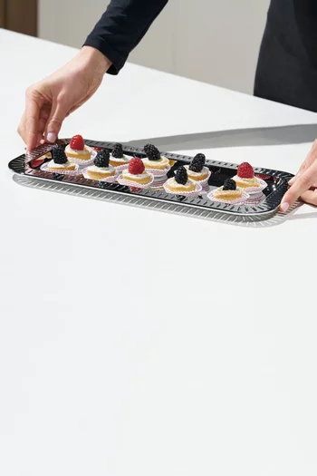 Small Striations Serving Tray