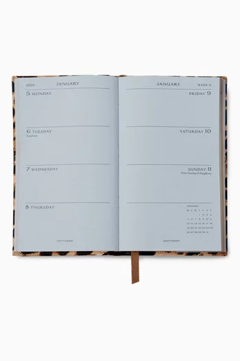 2026 Panama Weekly Diary in Calf Leather