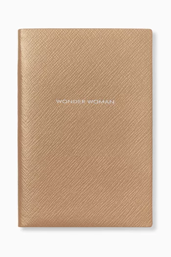 Wonder Woman Chelsea Notebook in Panama Leather