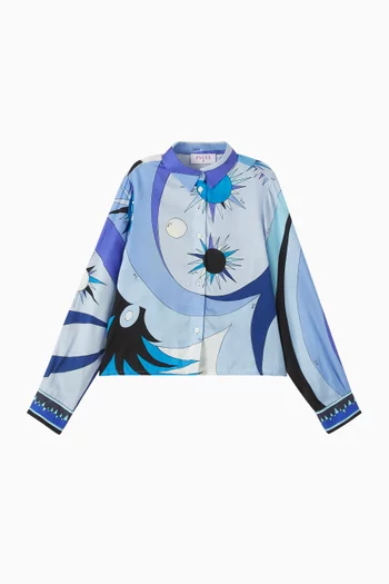 Signature-print Shirt