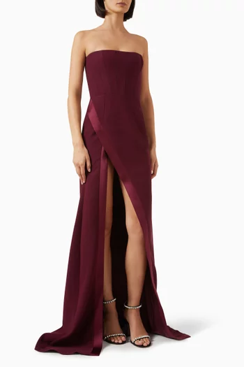 Nefertiti Slit Gown