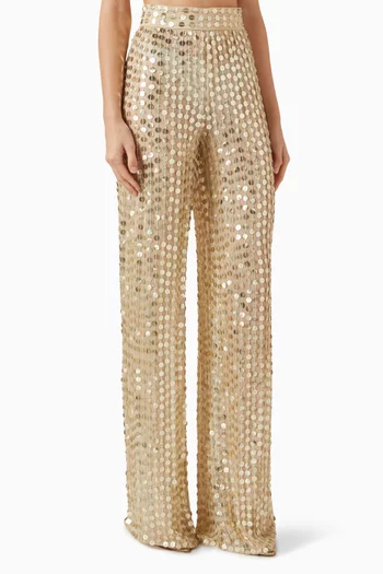 بنطال ميريديث مطرز