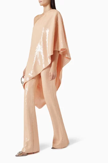 Lenny Sequin-embellished Pants