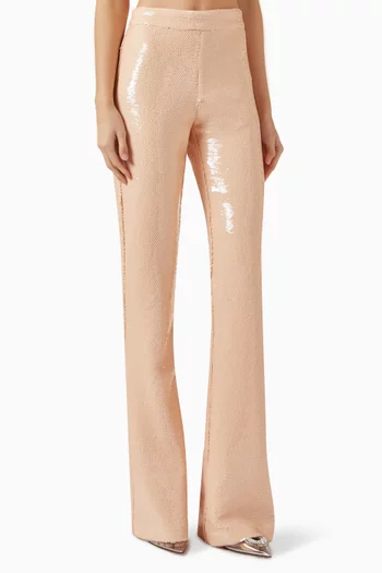 Lenny Sequin-embellished Pants