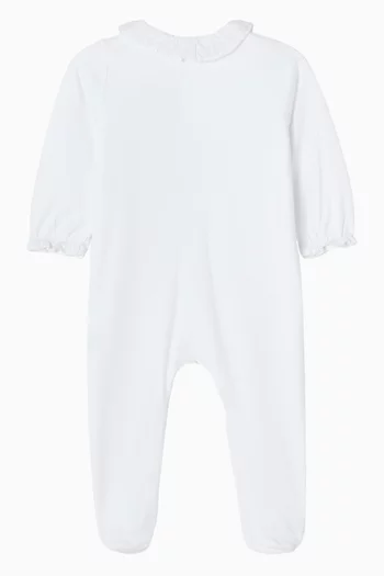 بيجاما مطرزة قطن