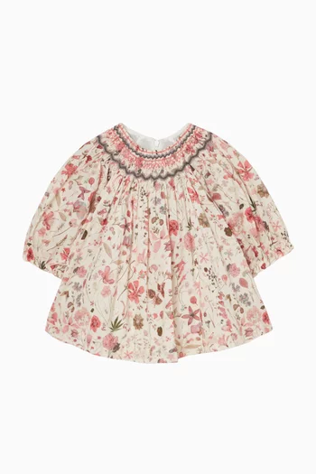 فستان بنقشة زهور