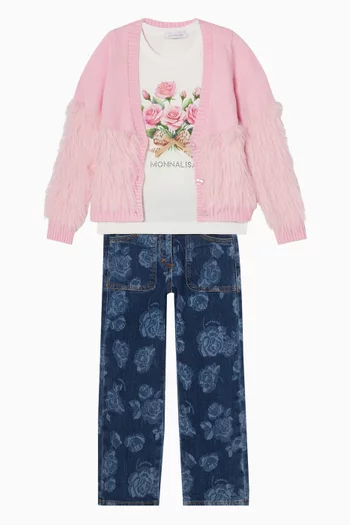 Floral Print Denims