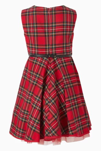 Plaid Print Dress