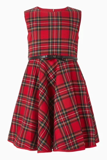 Plaid Print Dress