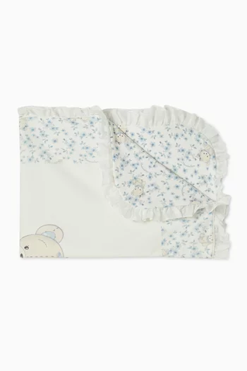 Teddy-print Blanket