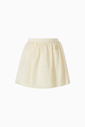 Woven Mini Skirt