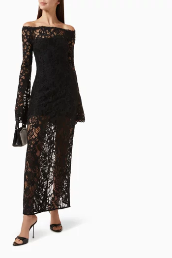 Nomi Sheer Dress in Lace