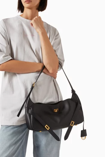 حقيبة كتف بيل آير صغيرة جلد عجل