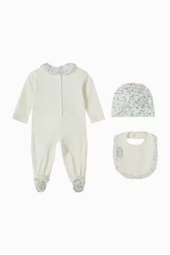 Teddy-print Pyjama Set