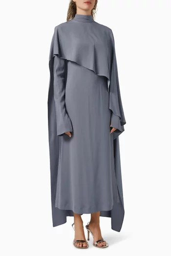 Carrington Midi Dress in Crepe Cady