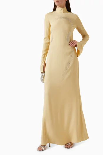 Ziegfeld Swarovski® Dress in Crepe Cady