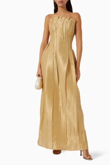 Lumineux Strapless Maxi Dress