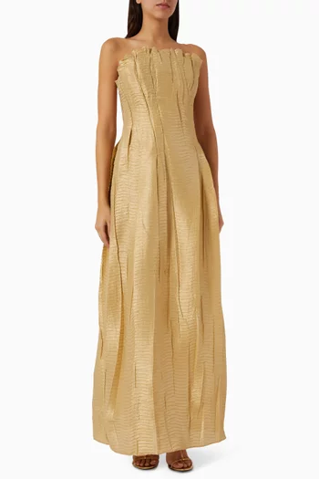 Lumineux Strapless Maxi Dress