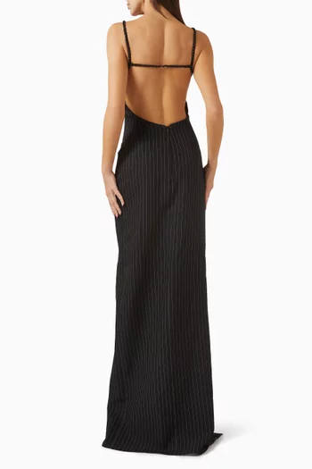 Orizon Swarovski Embellished Maxi Dress