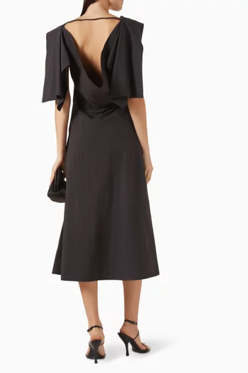 Khole Draped Dress in Cotton