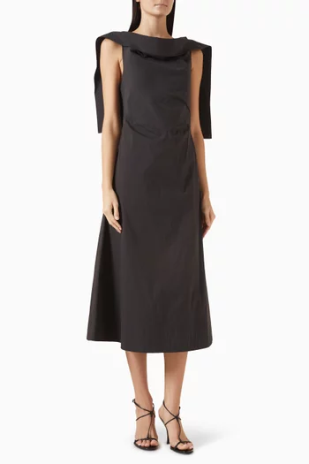 Khole Draped Dress in Cotton