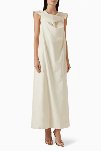 Luna Open-back Dress in Rayon Blend