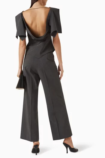 Ray Low-back Top in Rayon Blend