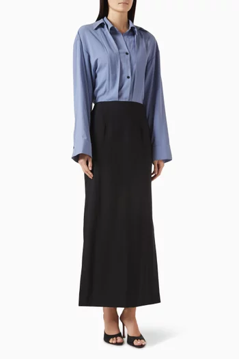 Kesley Shirtdress in Wool Blend