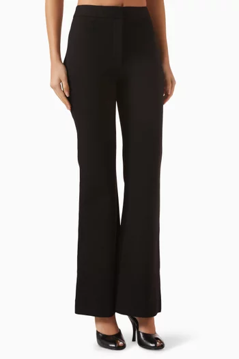 Gaia Ponte Flare Pants in Rayon Blend
