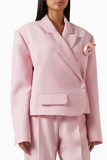 Linda Flower Oversized Jacket