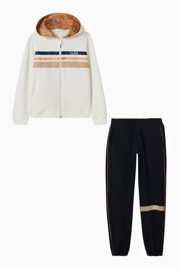 Zip-through Tracksuit, Two-piece Set