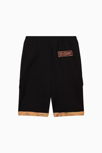Logo Shorts in Cotton Fleece