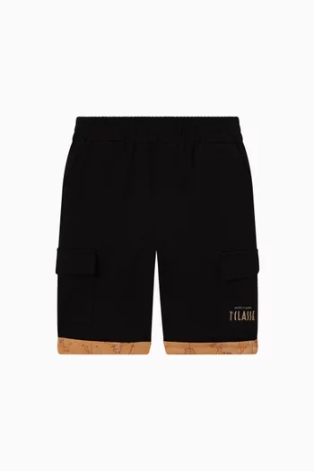Logo Shorts in Cotton Fleece