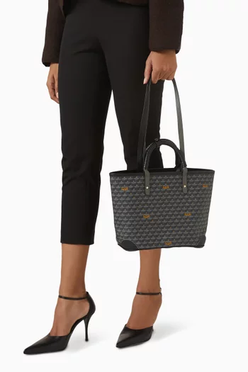 حقيبة يد دابل باتل 27 قنب مغلف وجلد