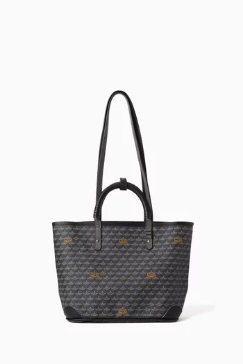 حقيبة يد دابل باتل 27 قنب مغلف وجلد