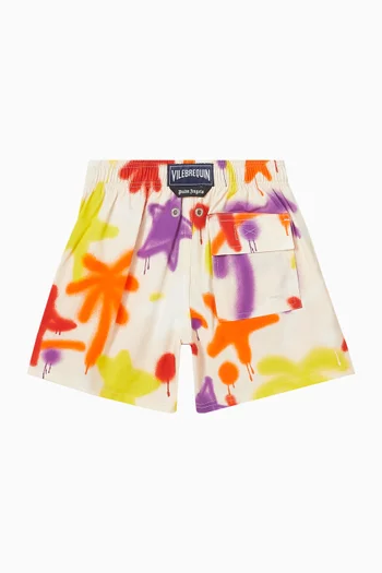 x Vilebrequin Spray Paint Swim Shorts