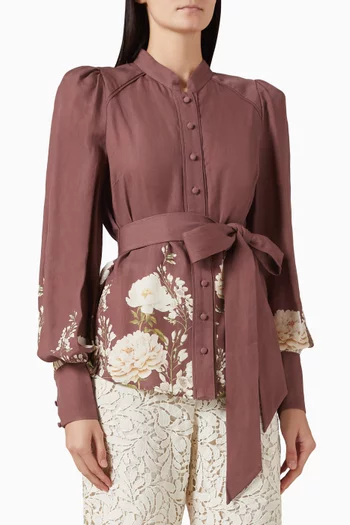 Roxie Shirt in Tencel & Linen