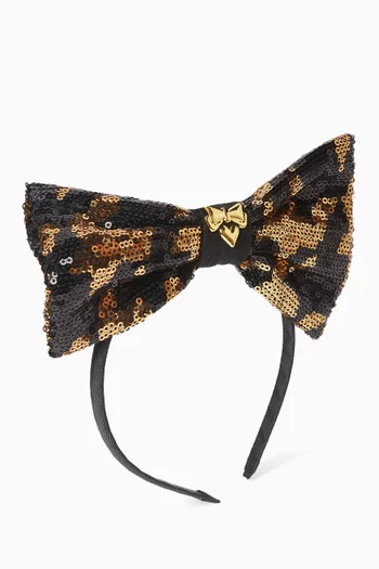 Houndstooth Sequin Alice Headband