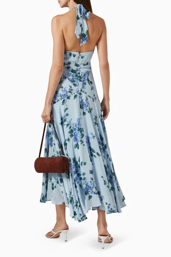 فستان بريوني طويل جورجيت