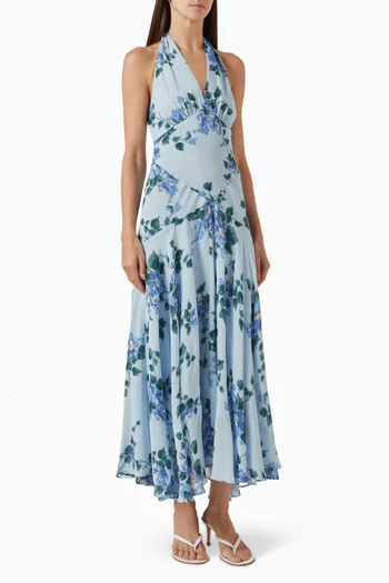 فستان بريوني طويل جورجيت