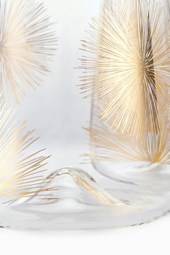 Tamrah Golden Palm Glass Cup