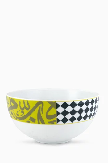 Bahja Salad Bowl in Porcelain