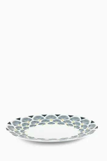 Bahja Oval Platter in Porcelain
