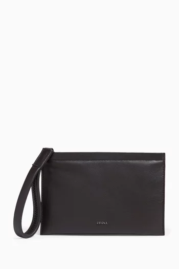 SECONDSKIN Pouch in Leather