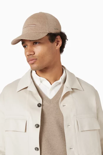 Oasi Baseball Cap in Cashmere