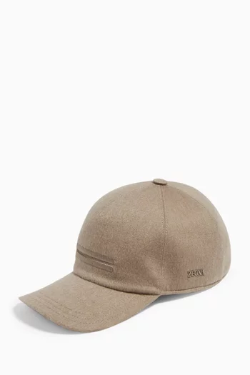 Oasi Baseball Cap in Cashmere