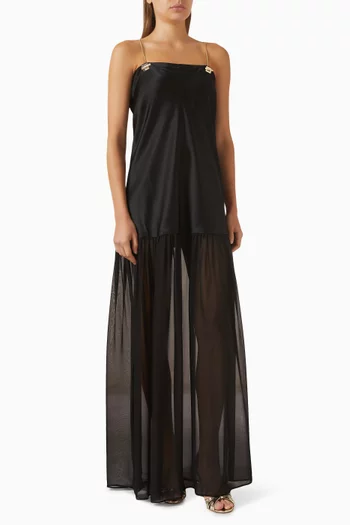 فستان ميلودي طويل