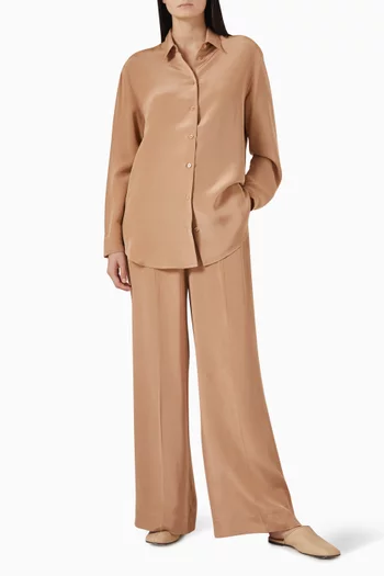 Relaxed Shirt in Mulberry Silk