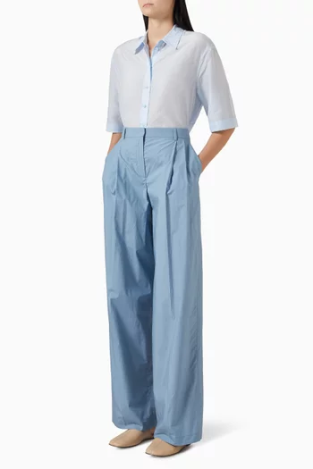 Relaxed Pants in Cotton-blend