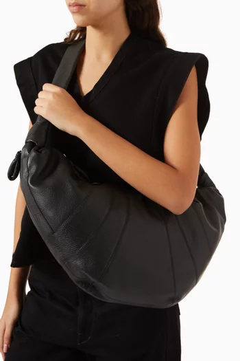 Large Croissant Bag in Nappa Leather